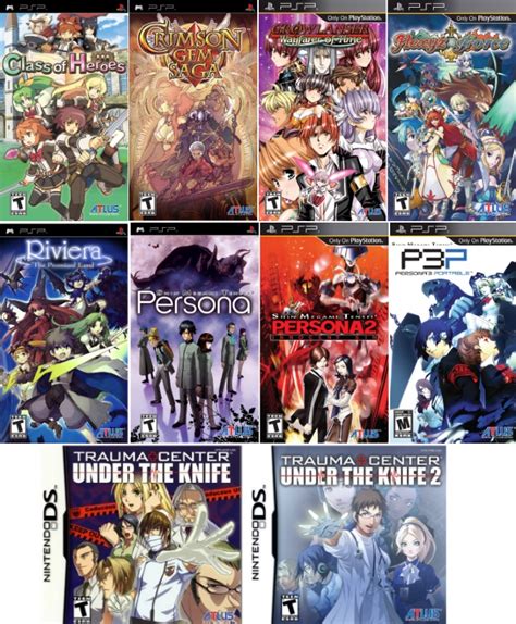 List of Atlus games .
